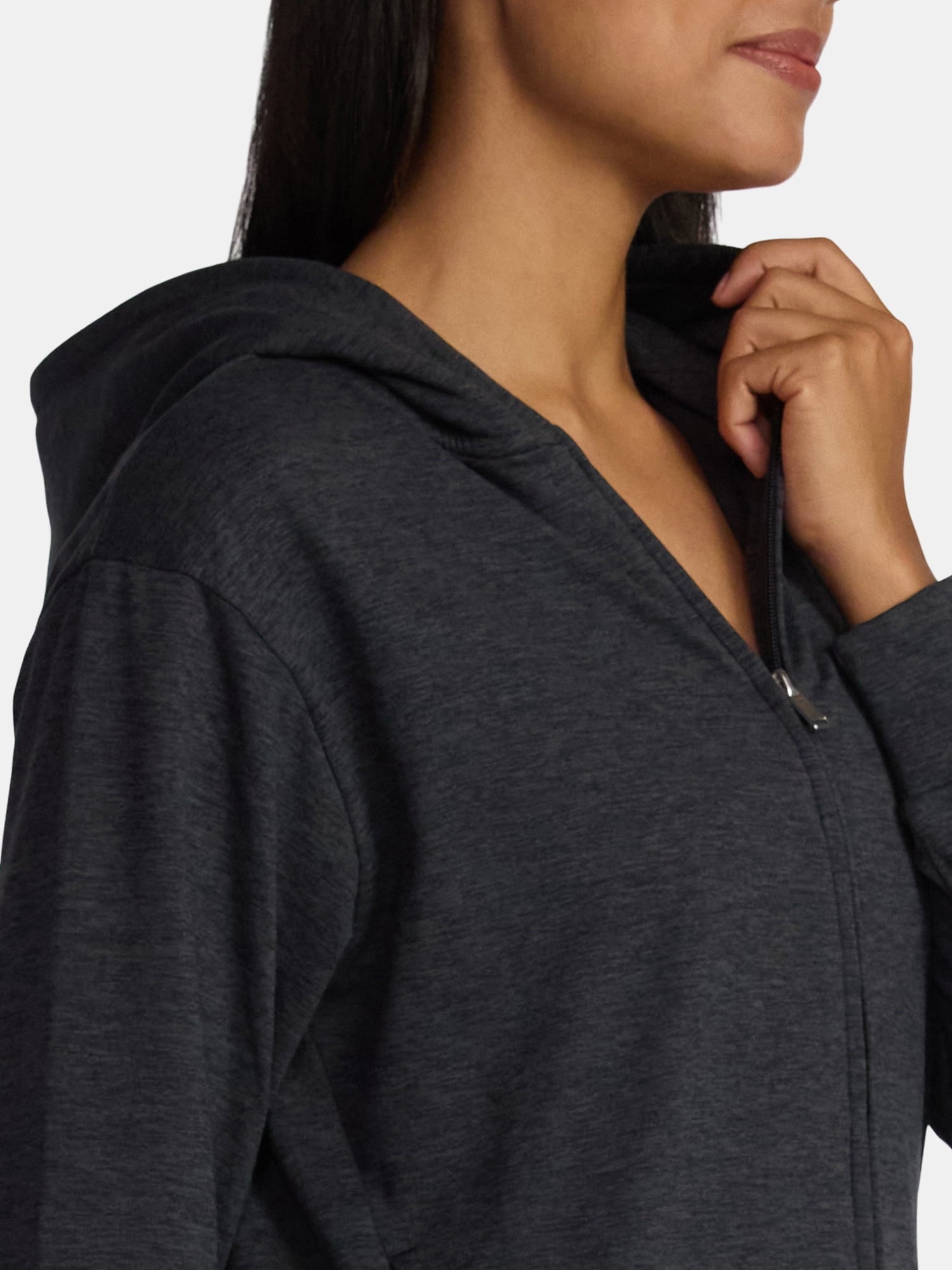 Athletic Works Women's and Women's Plus ButterCore Zip Up Hoodie, Sizes XS-4X