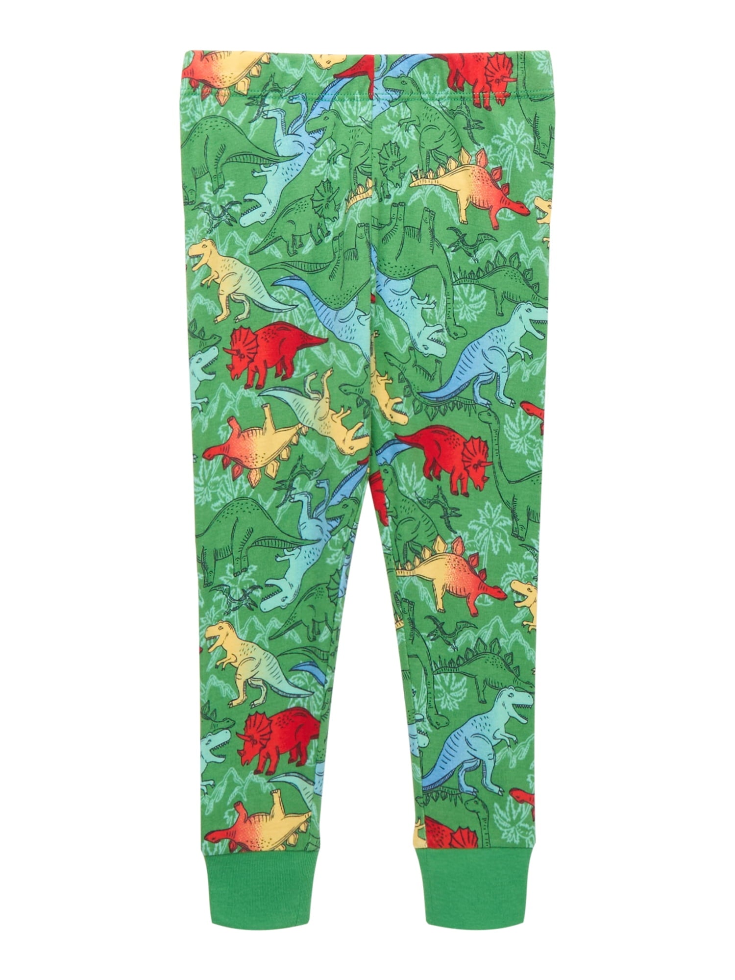 Wonder Nation Toddler Cotton Long Sleeve Tee and Pants Pajama 3-Pack Set, 6-Piece, Sizes 12M-5T