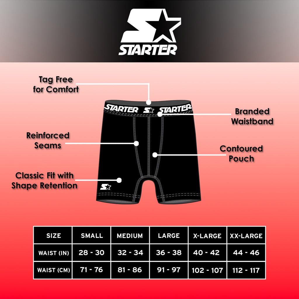 Starter Men’s Breathable Cotton Brief, Multicolor (10 Pack)