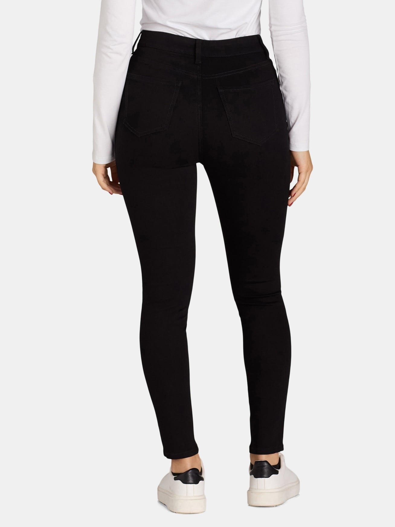 Time and Tru Women's High Rise Skinny Jeans, 27", 29” Inseams, Sizes 2-22