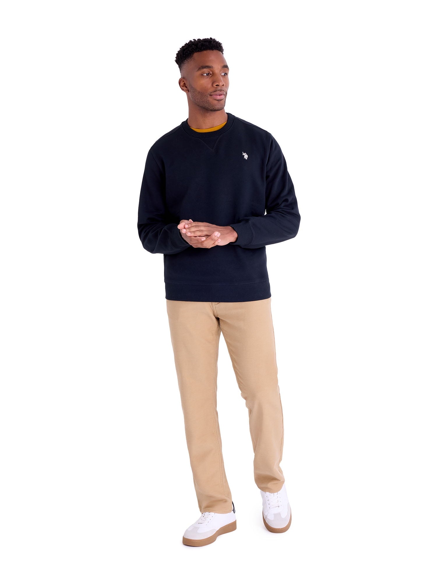 U.S. Polo Assn. Men's Crewneck Fleece Sweatshirt