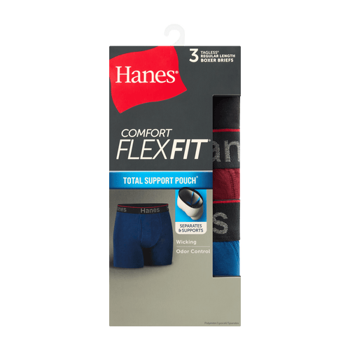 Anti-Chafing Underwear Boxer Briefs Pack, Total Support Pouch Underwear for Men