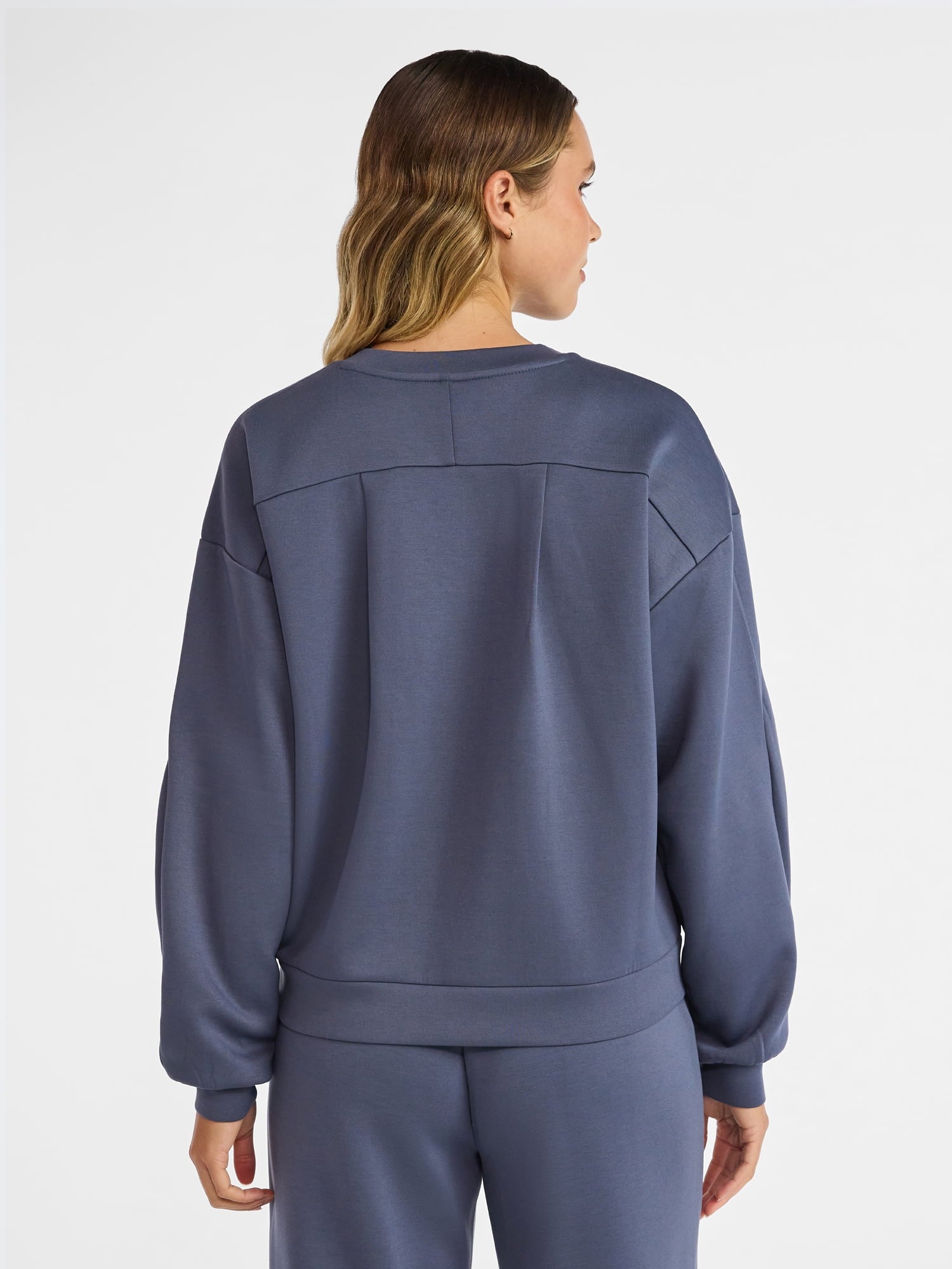 Avia Women's Luxe Fleece Crewneck Sweatshirt, Sizes XS-XXXL