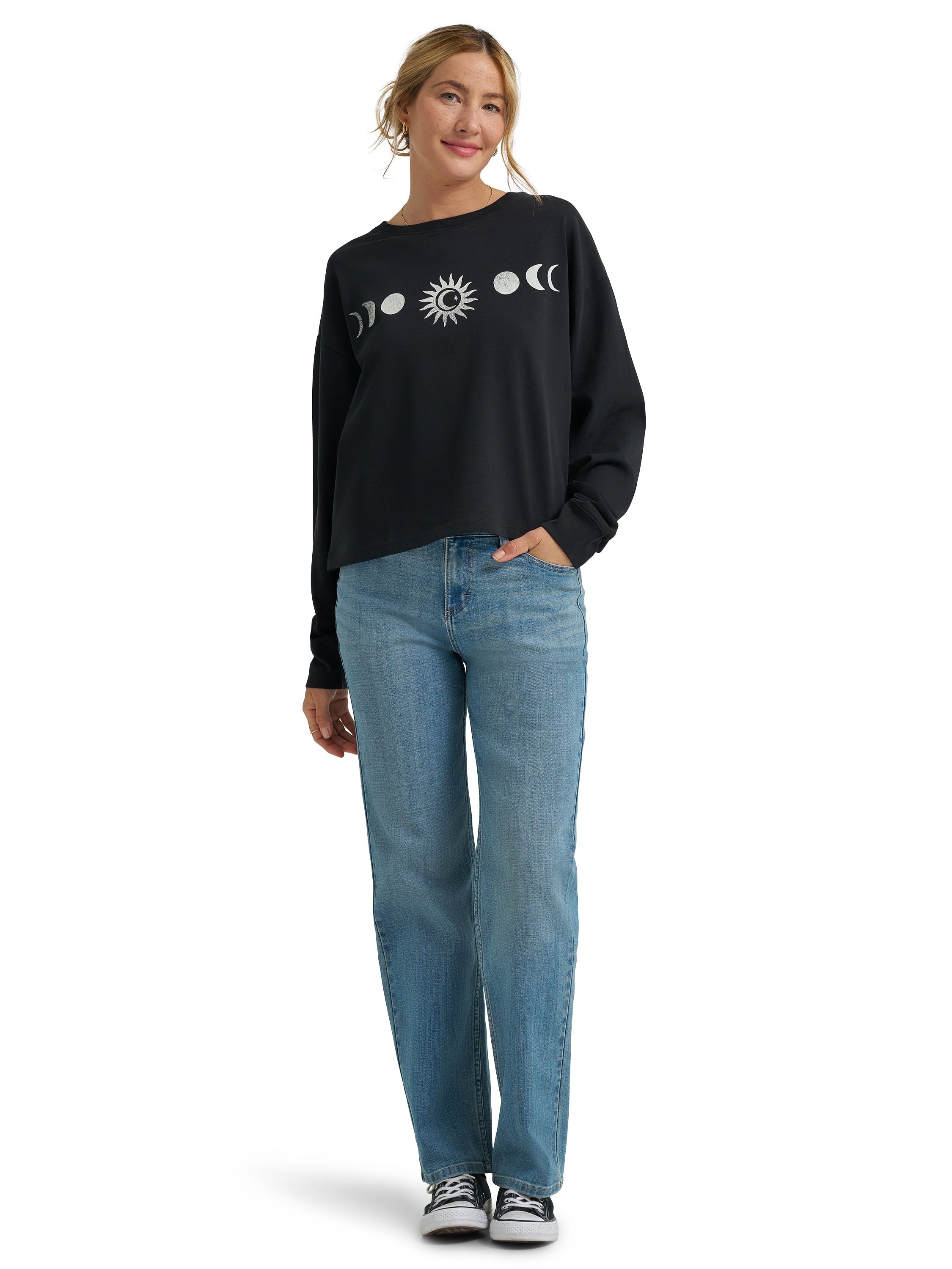 Lee® Women's Relaxed Crew Sweatshirt, Sizes XS-XXL