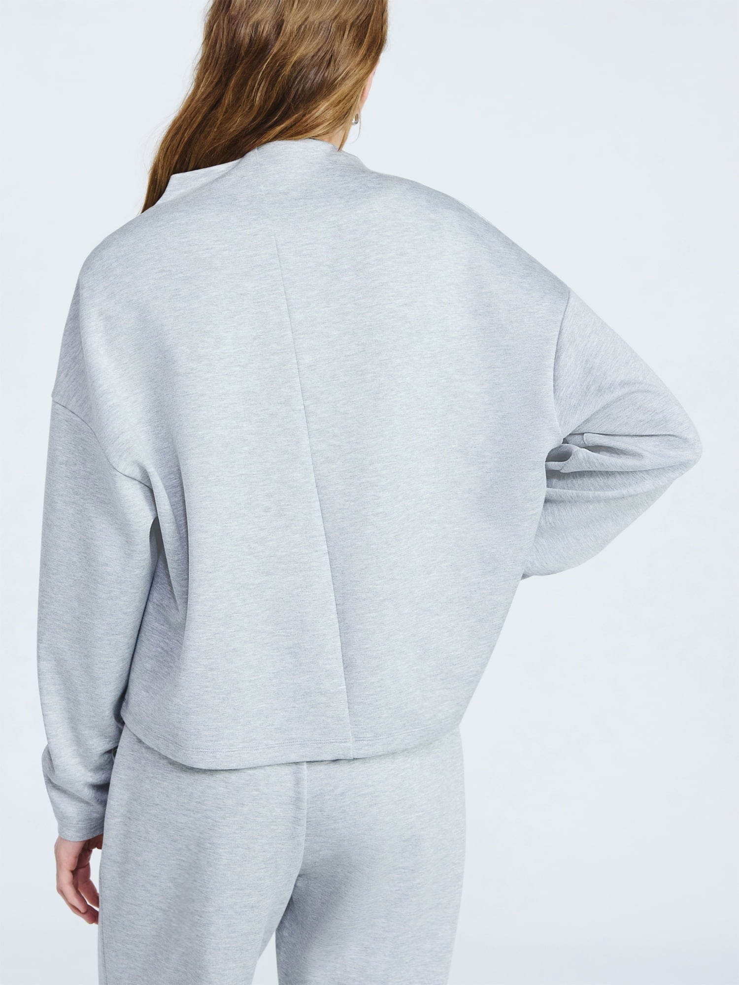 Scoop Women's New Scubaknit Zip Neck Top, Sizes XS-XXL