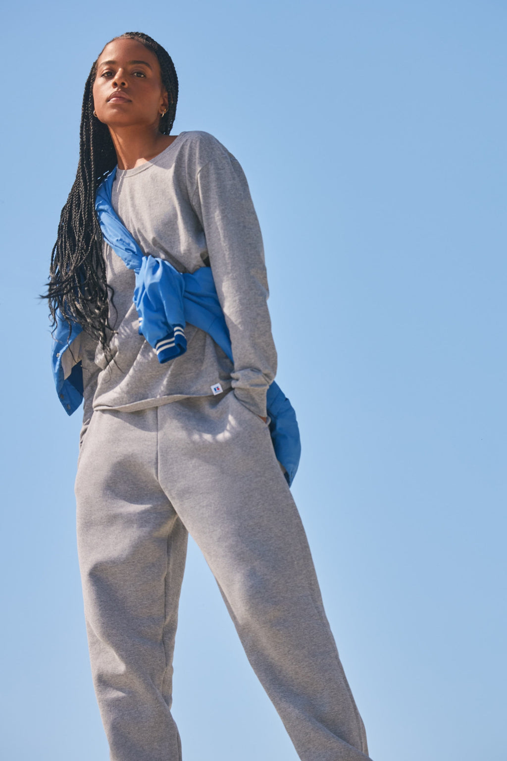 Russell Athletic Men's Dri-Power Cotton Performance Long Sleeve T-Shirt with Moisture Wicking, Sizes S-4XL