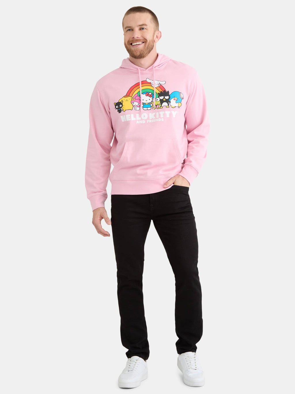 Hello Kitty and Friends Men's and Big Men's Graphic Hoodie Sweatshirt, Sizes XS-3XL