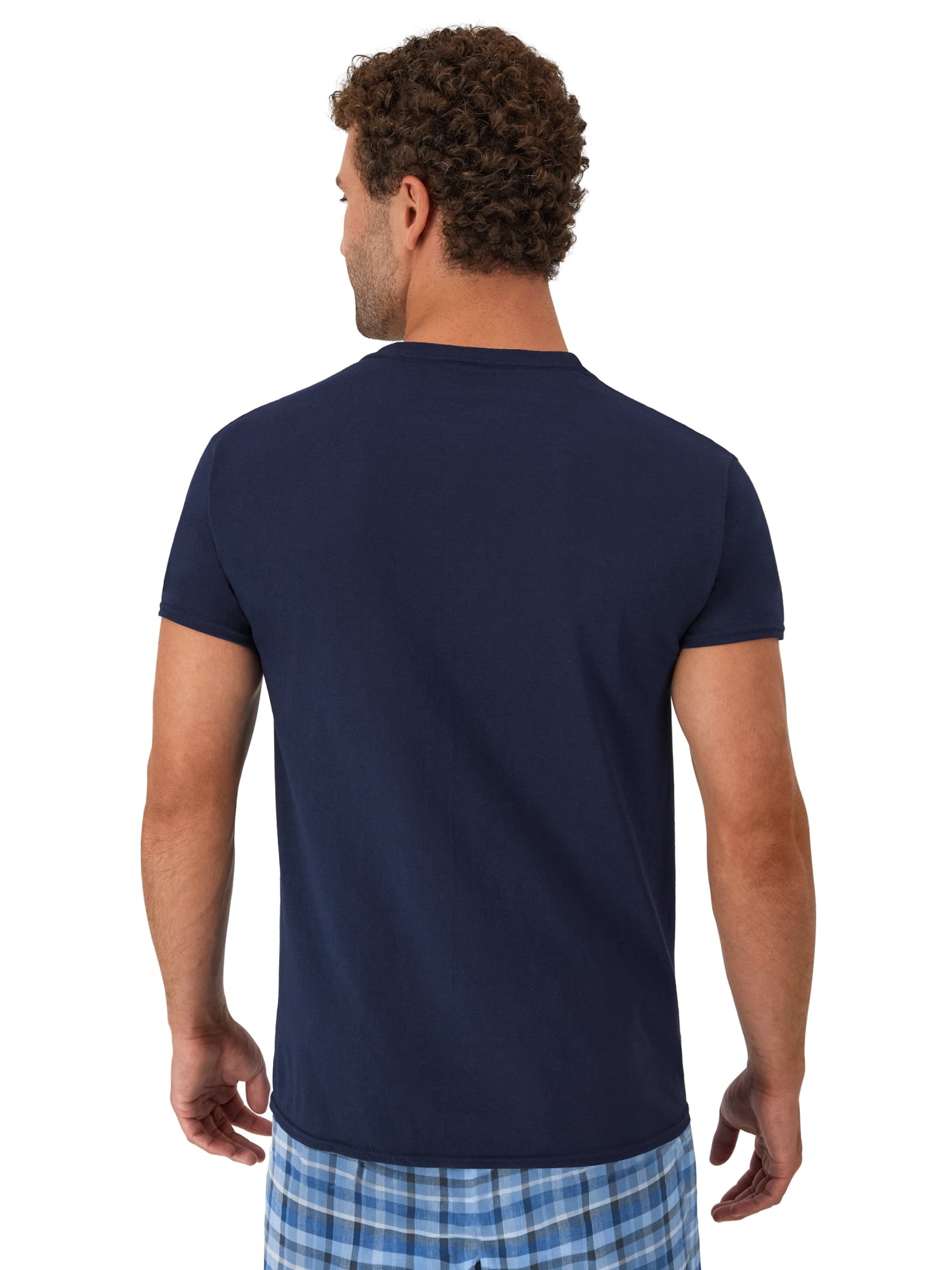 Hanes Men's Value Pack Assorted Pocket T-Shirt Undershirts, 6 Pack