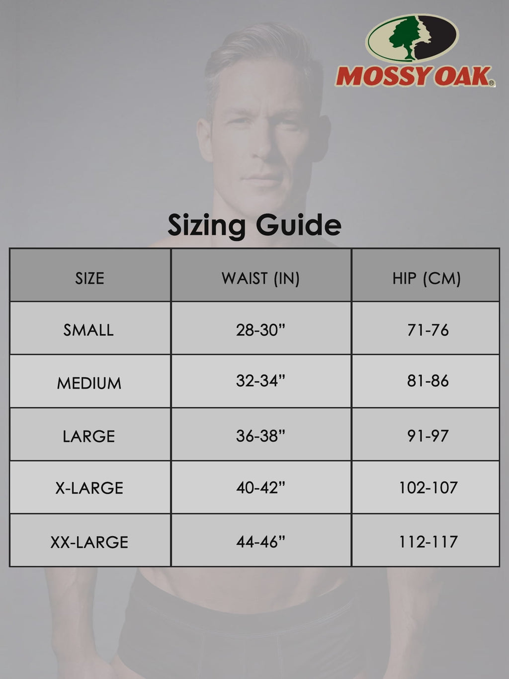 Mossy Oak Cotton Mens Briefs Breathable Underwear for Men, Black 6-Pack