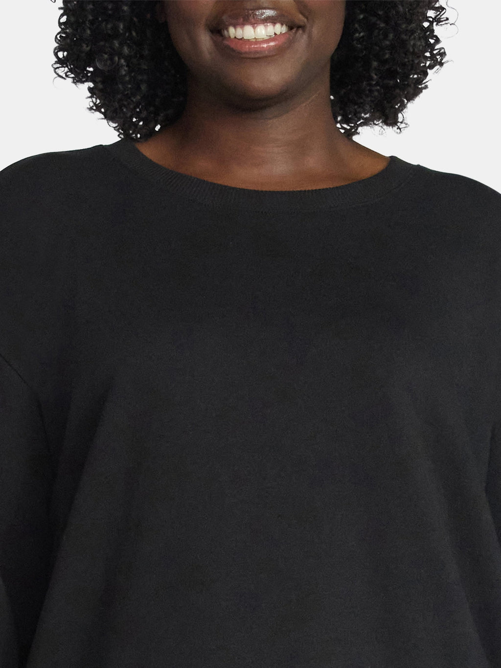 (2 pack) Terra & Sky Women's Plus Size Fleece Sweatshirt, Size 0X-5X