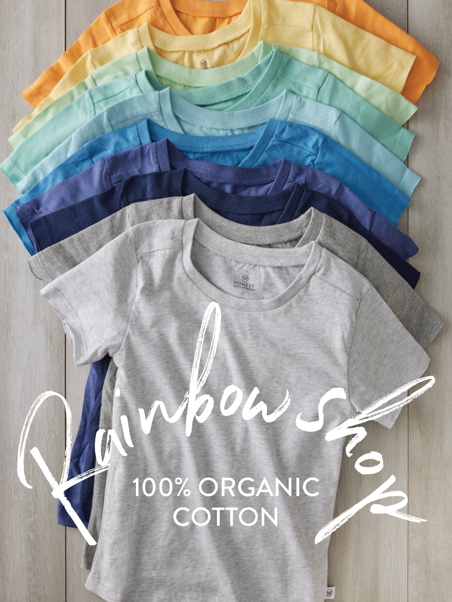 Honest Baby Clothing Baby & Toddler Boy or Girl Gender Neutral Organic Cotton Short Sleeve T-Shirts, 8 Pack (Newborn-5T)