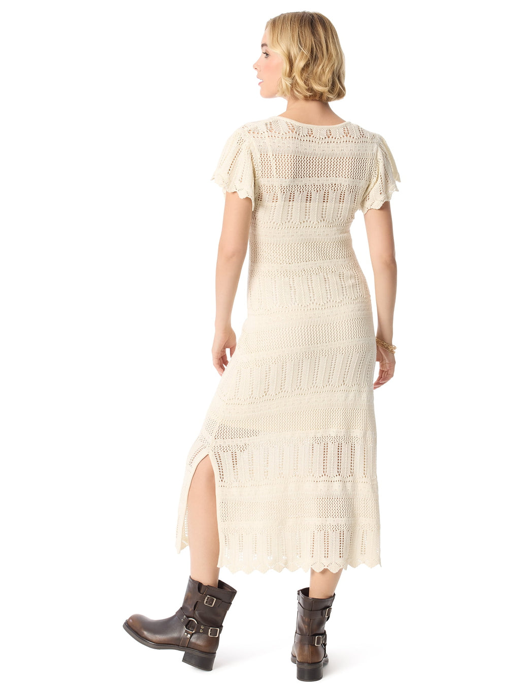 Jessica Simpson Women's and Women's Plus Trinity Crochet Dress, Sizes XS-5X