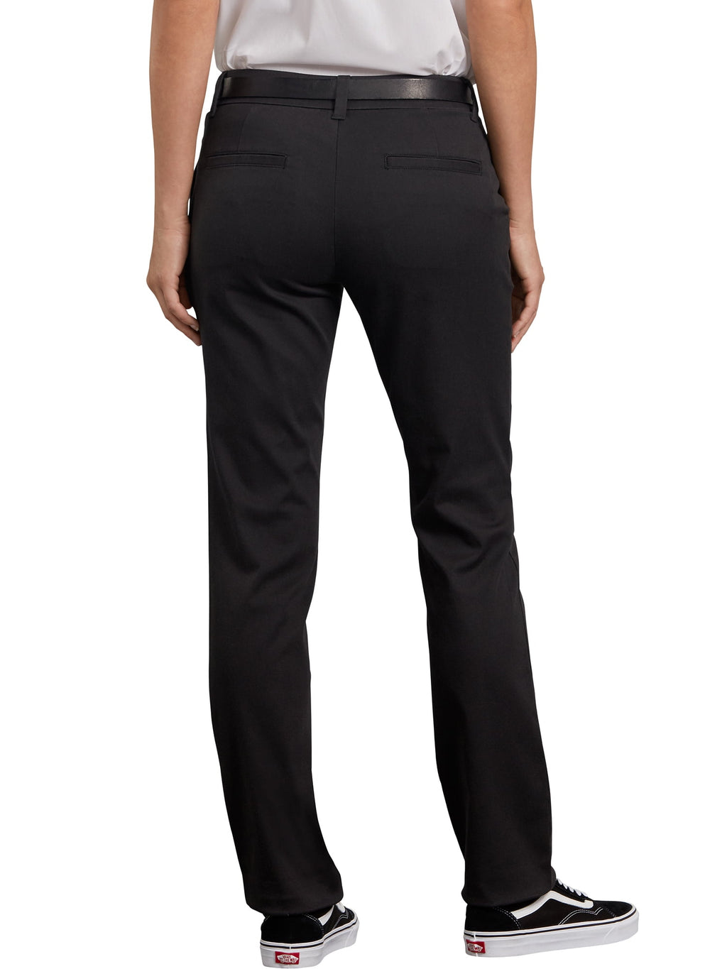 Genuine Dickies Women's Curvy Stretch Twill Straight Leg Service Pant
