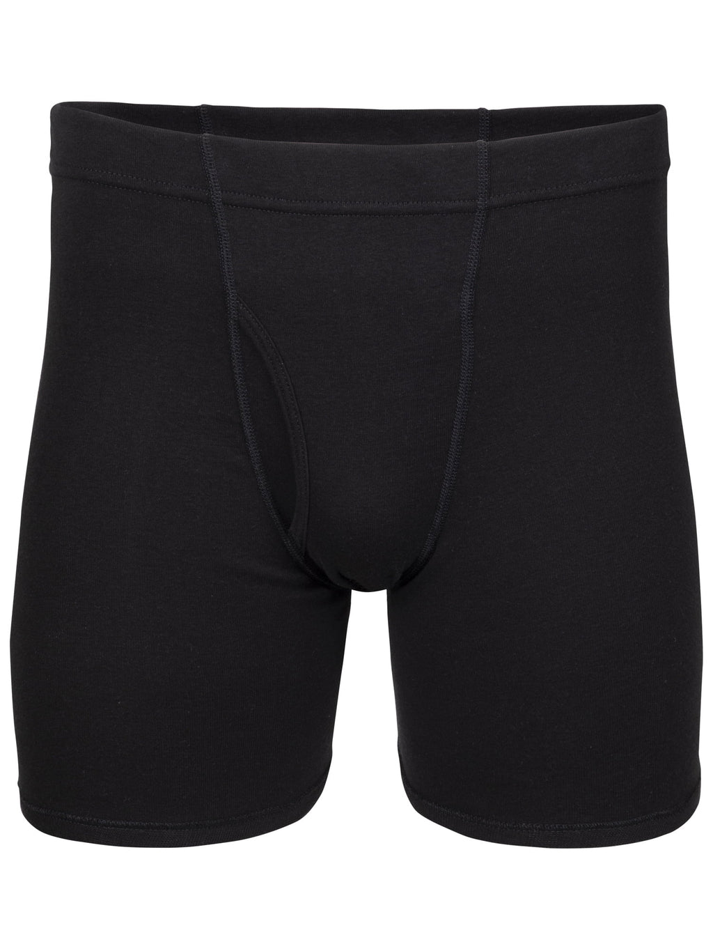 George Men's Covered Waistband Regular Leg Boxer Briefs, 6-Pack