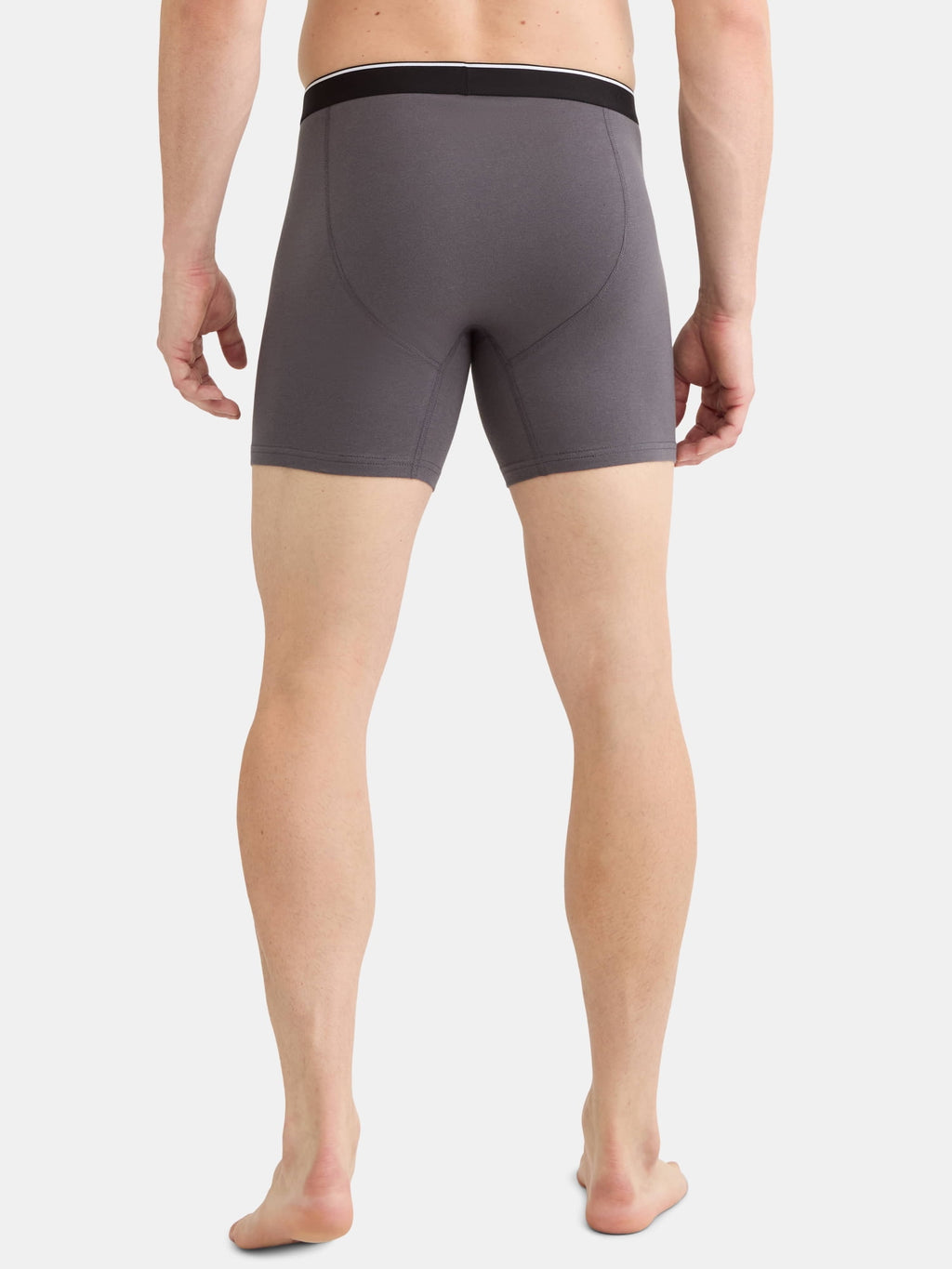 George Men's Cotton Blend Stretch Boxer Briefs, 6-Pack, Sizes S-2XL