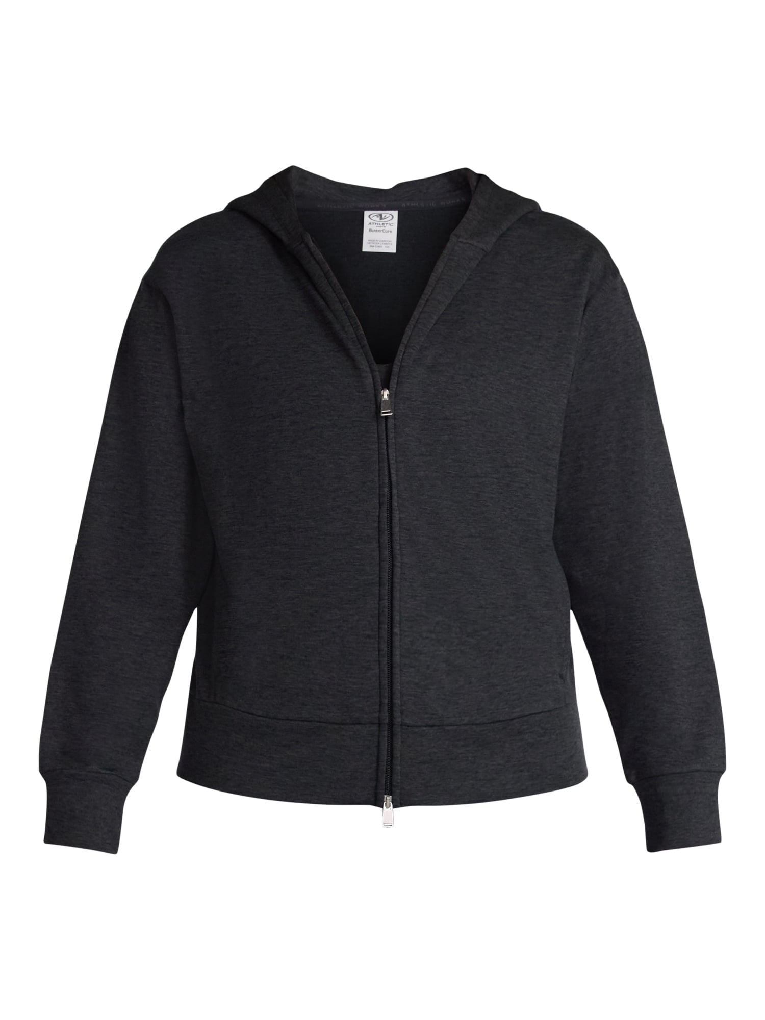 Athletic Works Women's and Women's Plus ButterCore Zip Up Hoodie, Sizes XS-4X