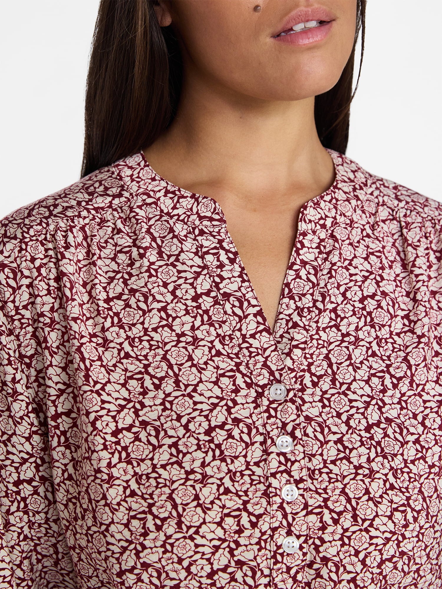 Time and Tru Women's Mini Shirtdress with Long Sleeves, Sizes XS-XXXL