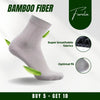 Kit of 10 Bamboo Fiber Socks - Buy 5 and receive 10