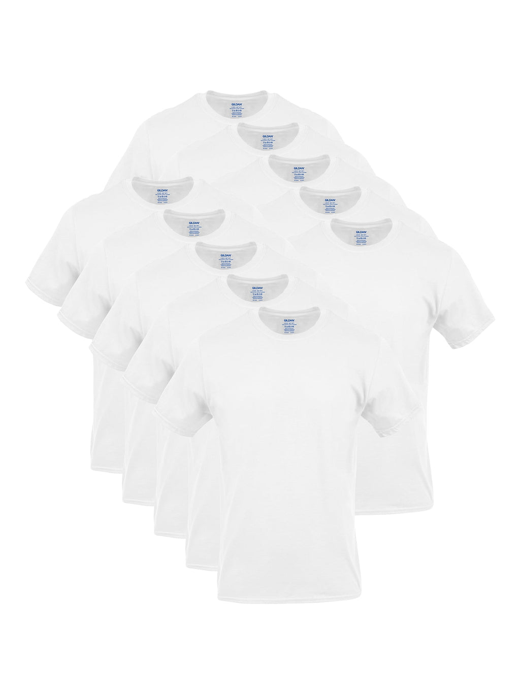 Gildan Men's Short Sleeve Crew T-Shirt, 10-Pack, Sizes S-3XL