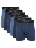 Gildan Men's Cotton Stretch Boxer Brief Underpants, 6-Pack, Sizes S-2XL