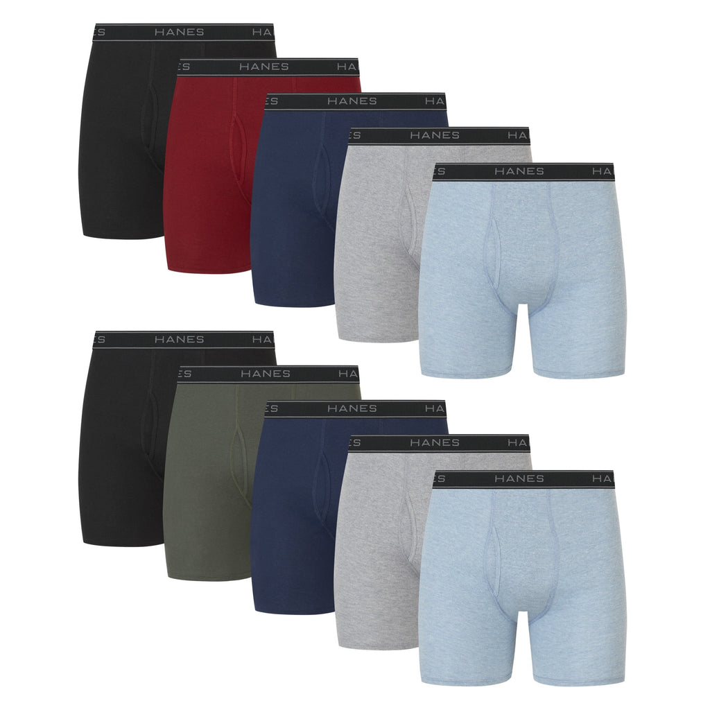 Hanes Men's Value Pack Assorted Boxer Briefs