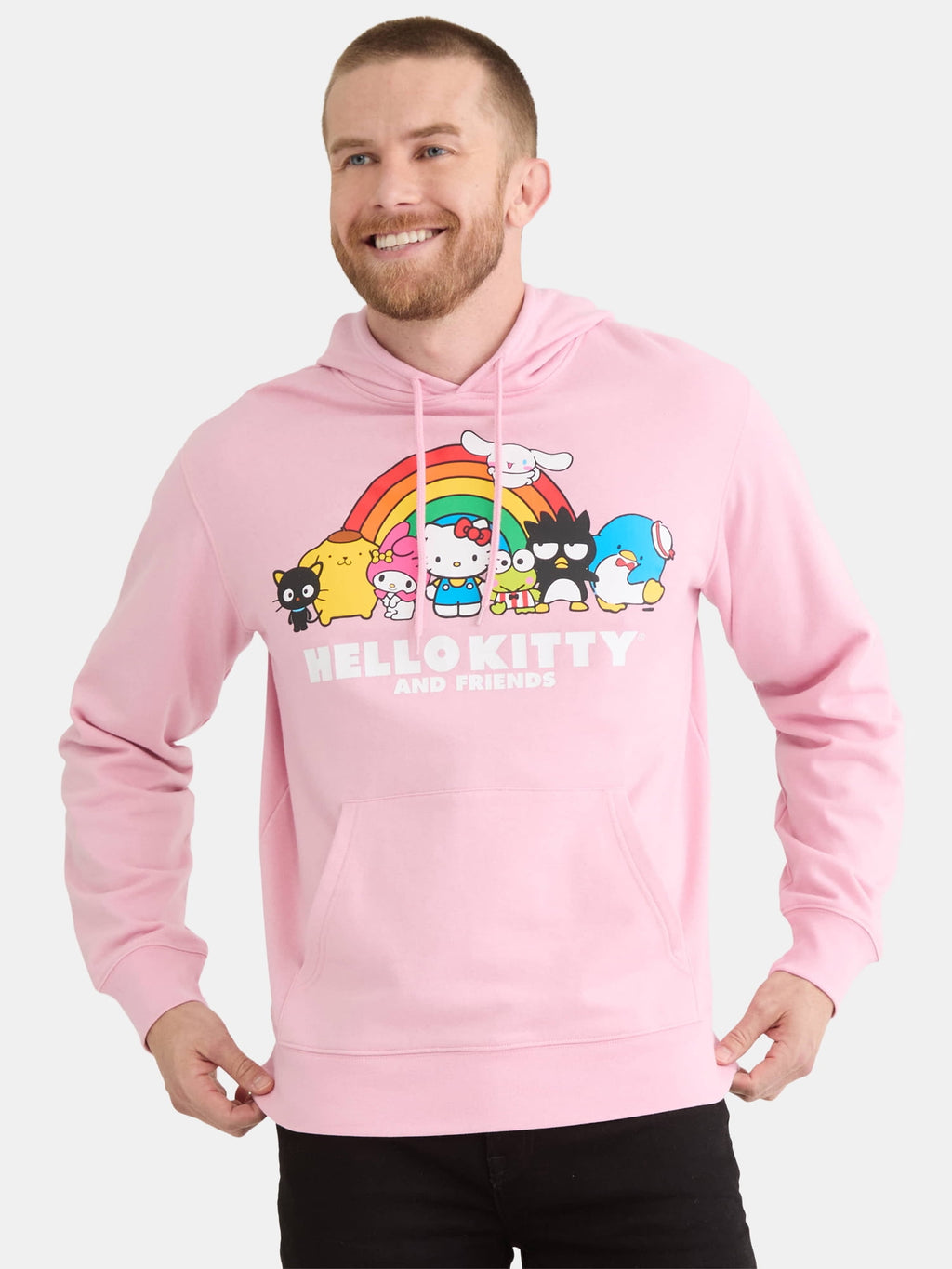 Hello Kitty and Friends Men's and Big Men's Graphic Hoodie Sweatshirt, Sizes XS-3XL