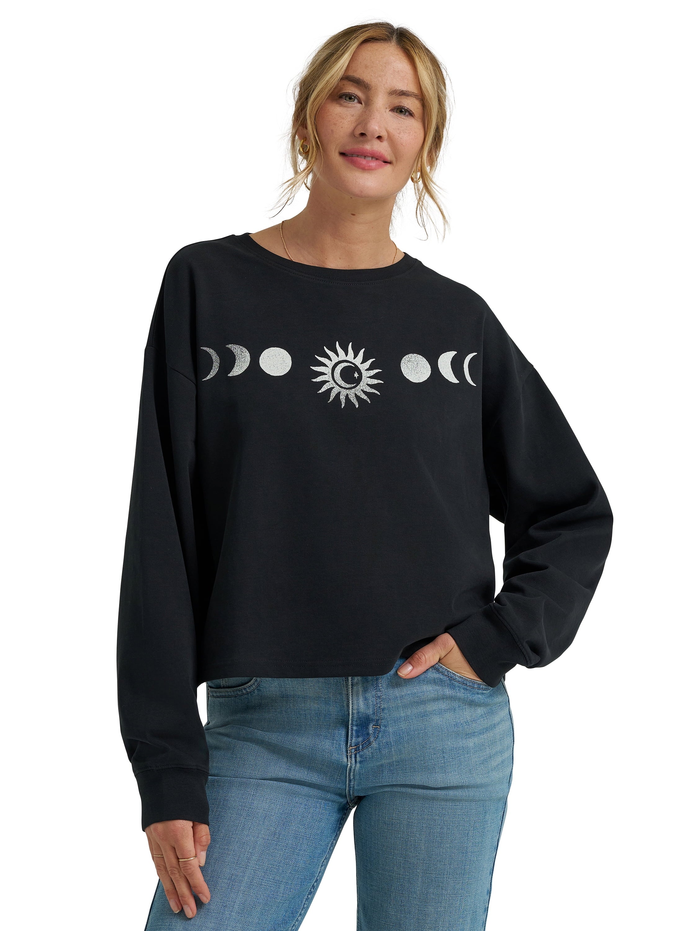 Lee® Women's Relaxed Crew Sweatshirt, Sizes XS-XXL