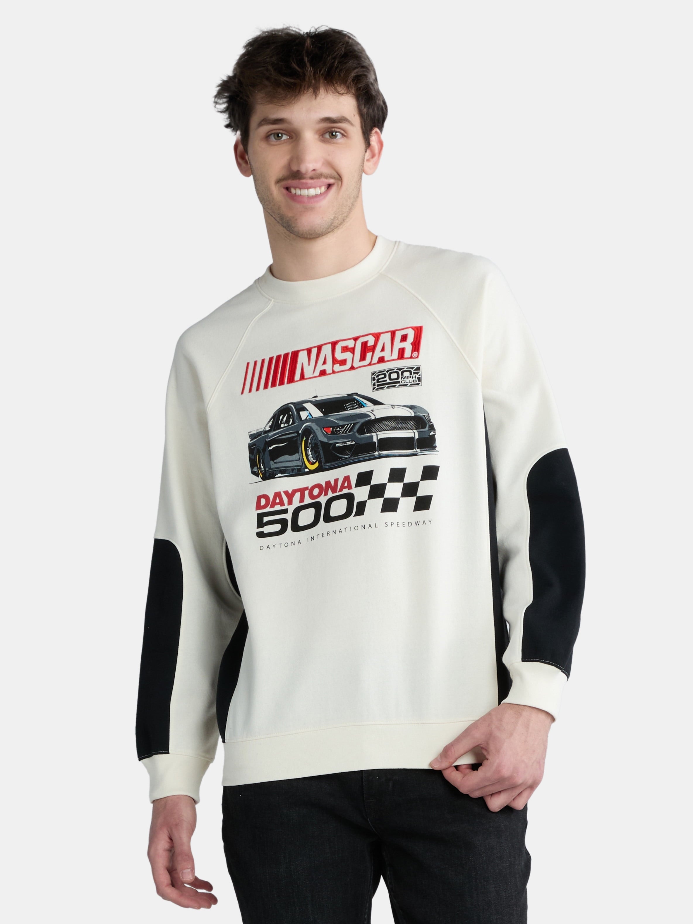 NASCAR Men's and Big Men's Graphic Crewneck Sweatshirt, Sizes XS-3XL