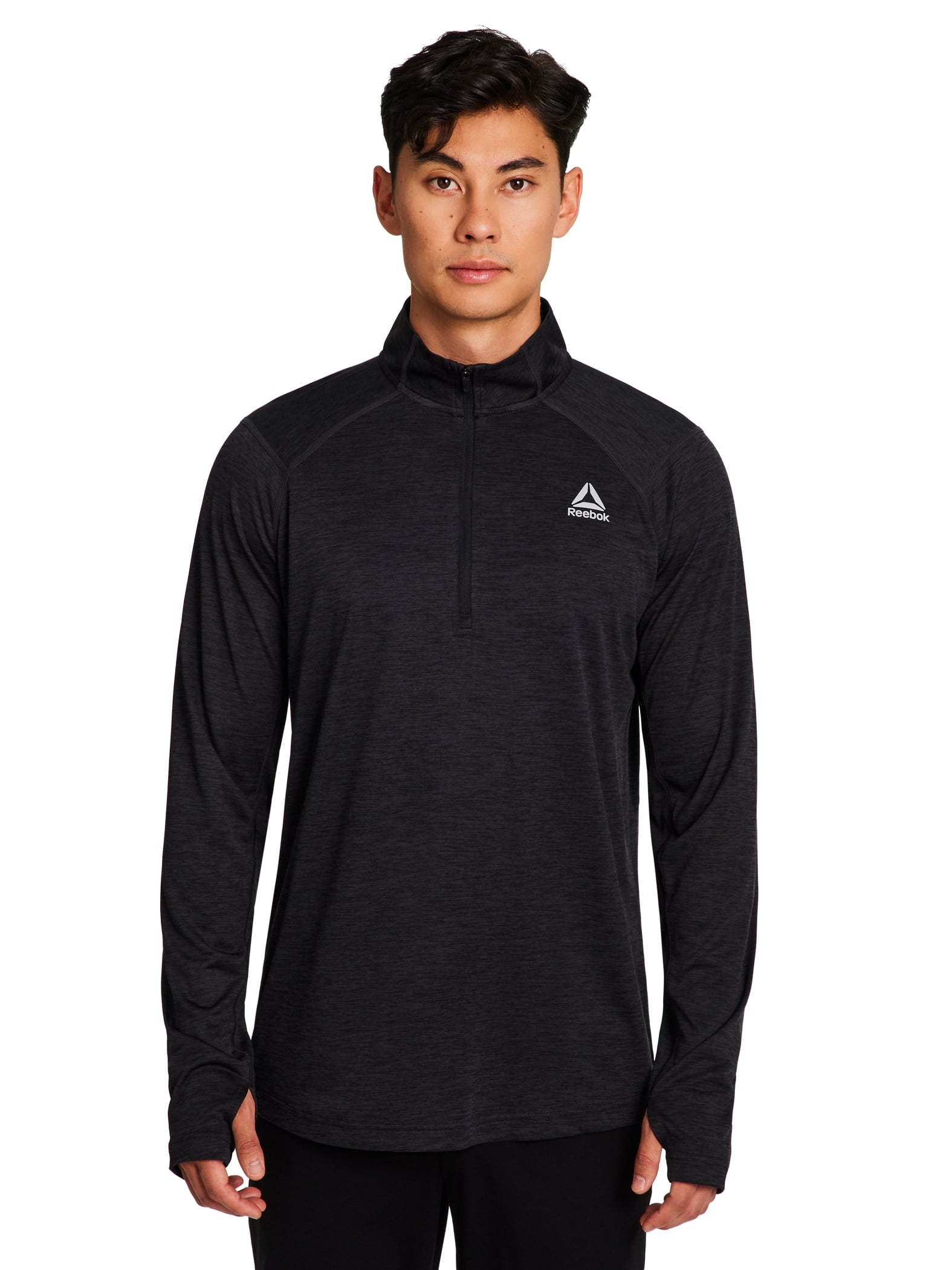 Reebok Men's and Big Men's Trail Quarter-Zip Active Pullover Shirt, Sizes XS-5XL