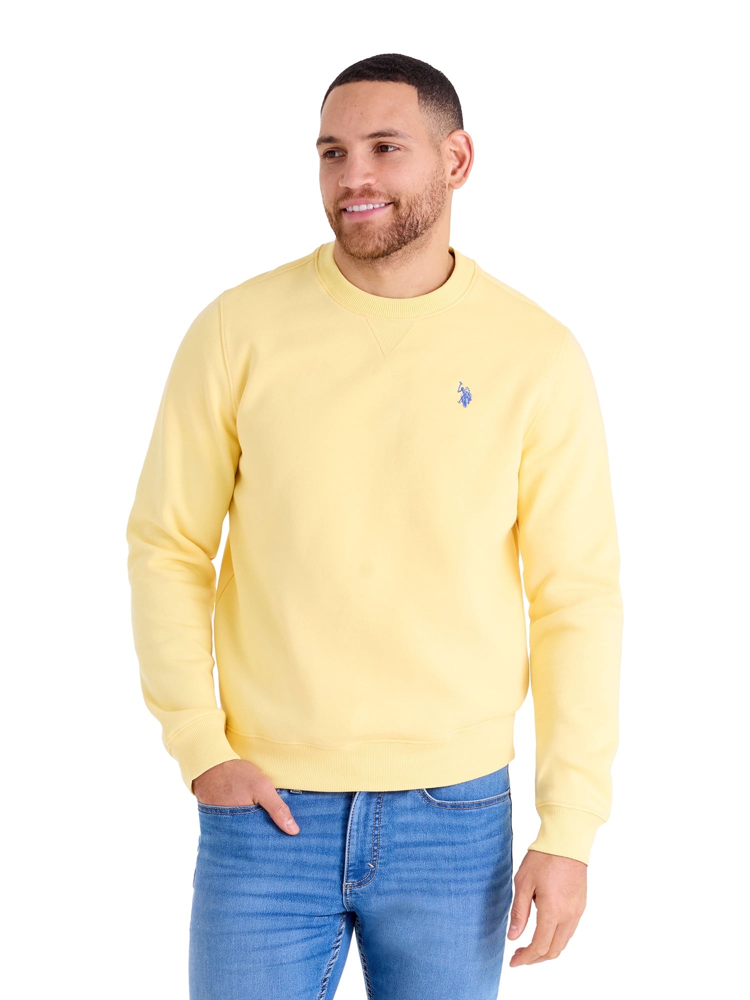U.S. Polo Assn. Men's Crewneck Fleece Sweatshirt