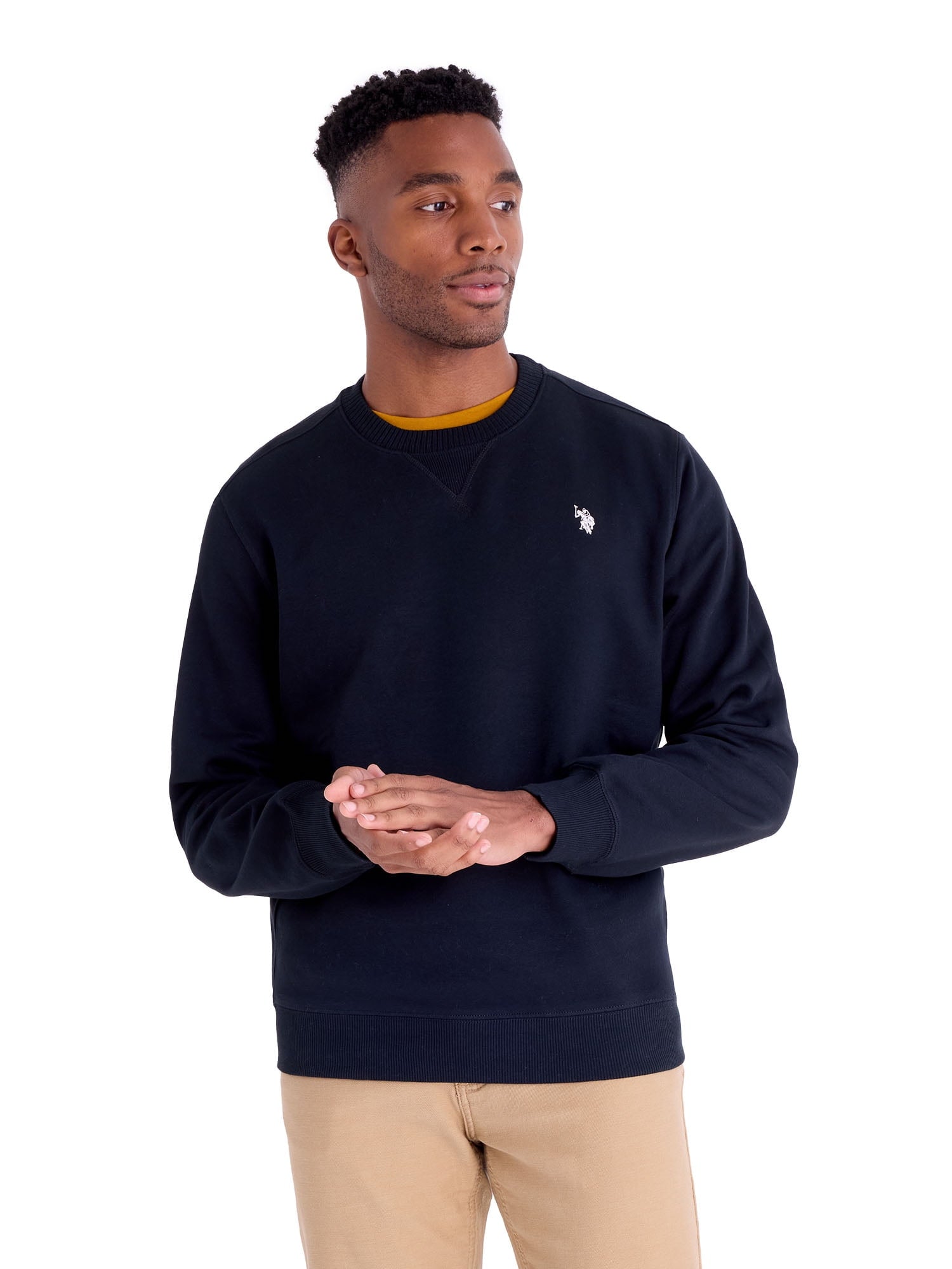 U.S. Polo Assn. Men's Crewneck Fleece Sweatshirt