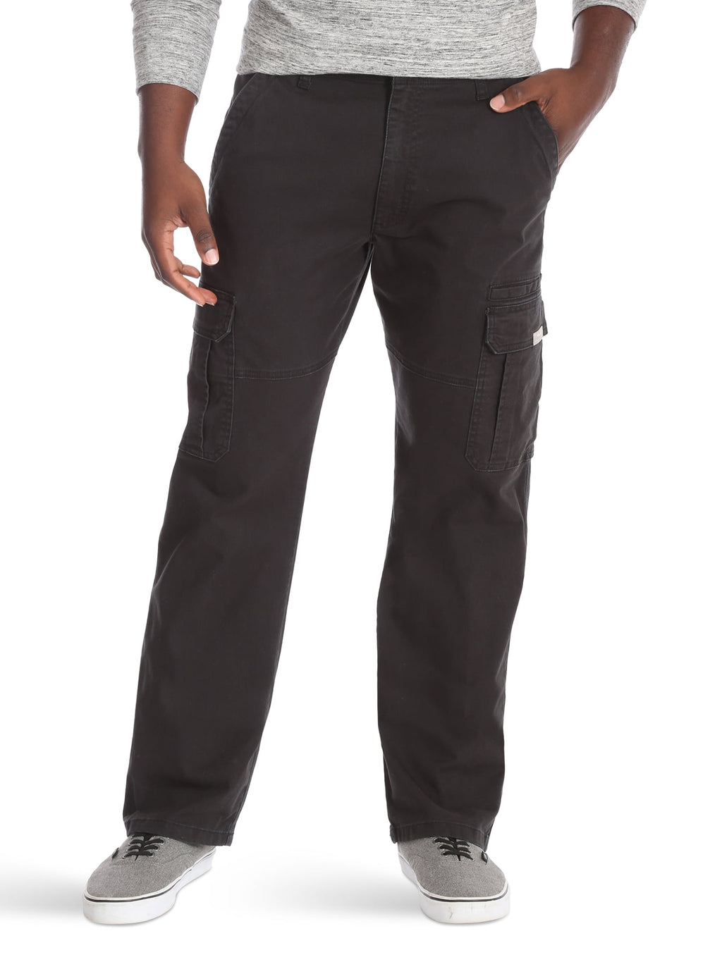 Wrangler Men's and Big Men's Relaxed Fit Cargo Pants With Stretch