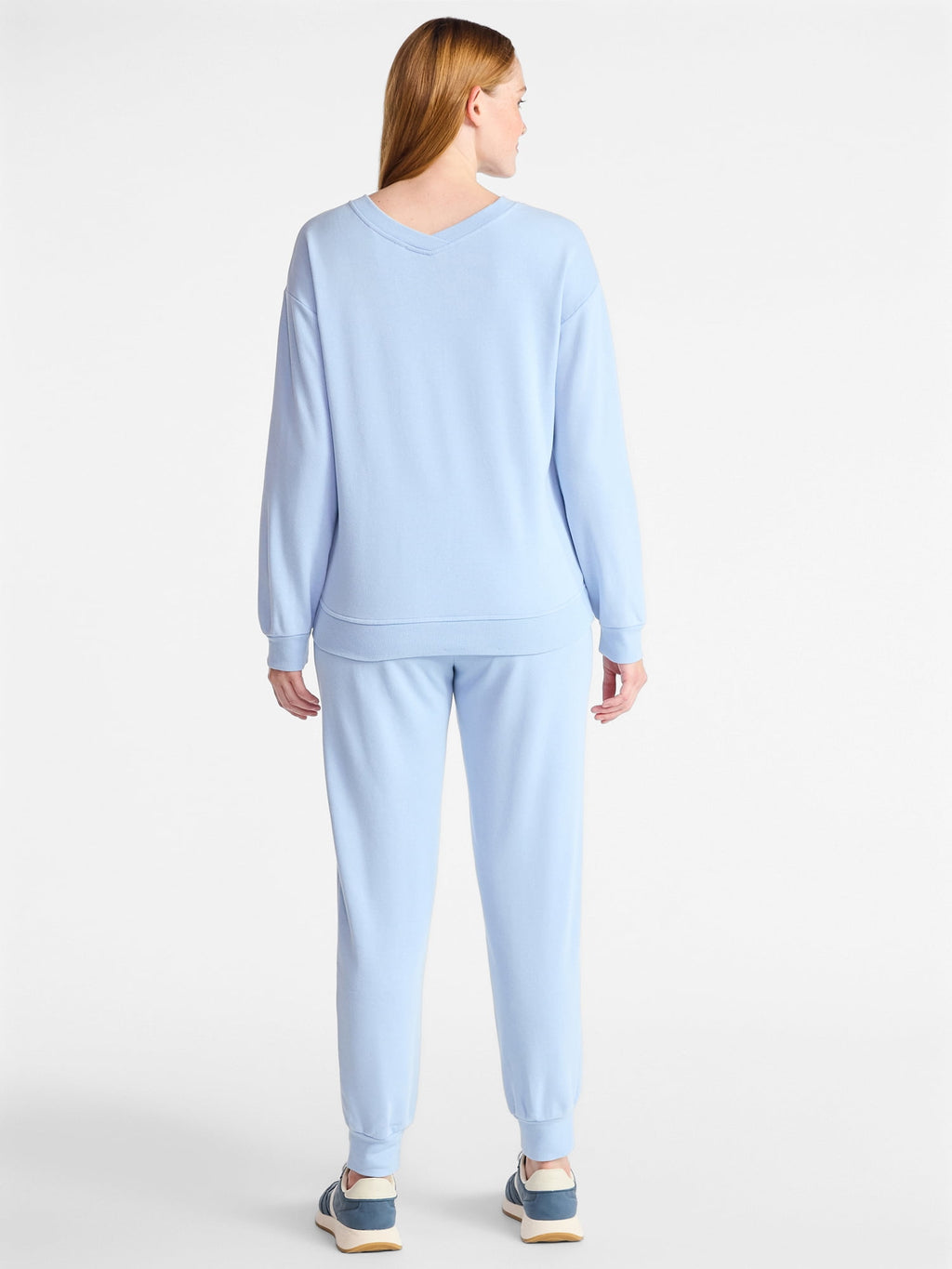 Time and Tru Women's and Women’s Plus French Terry Set, 2-Piece, Sizes XS-4X