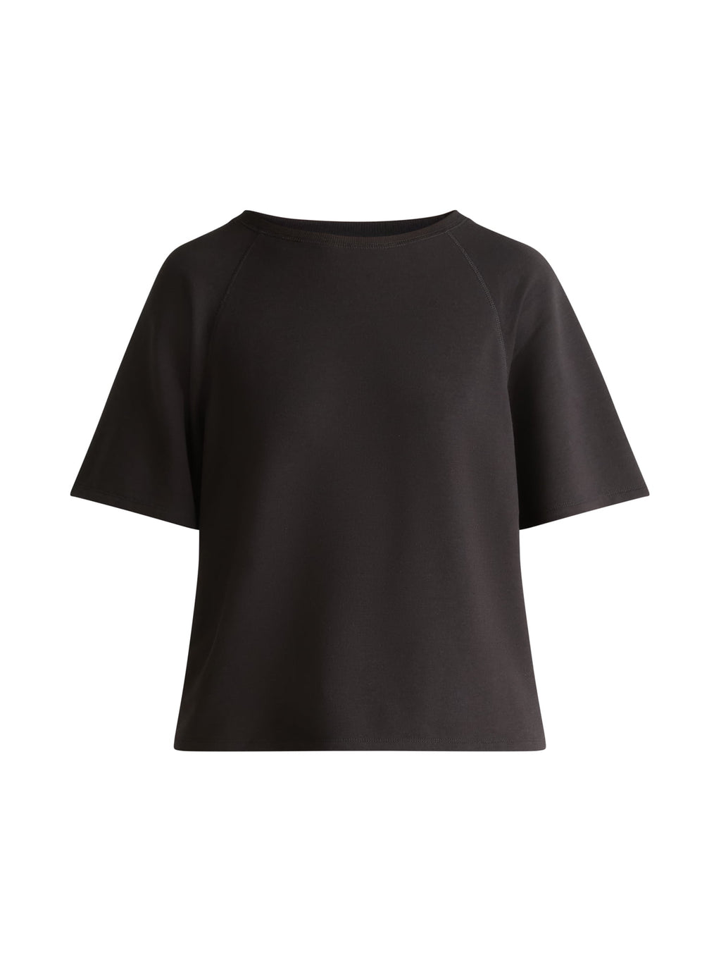 Joyspun Women's French Terry Short Sleeve Top and Shorts Pajama Set, 2-Piece, Sizes XS-3X