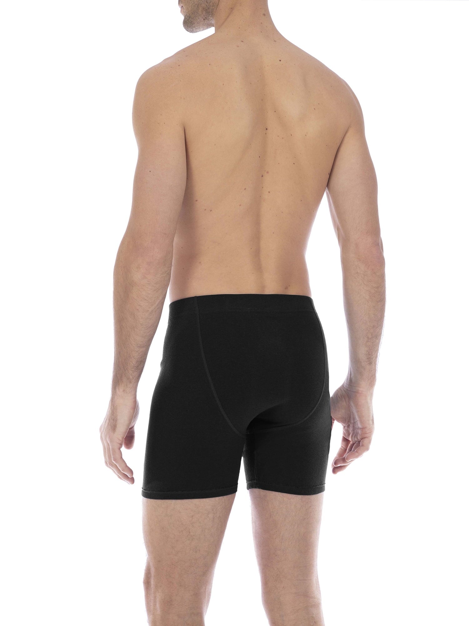 George Men's Covered Waistband Regular Leg Boxer Briefs, 6-Pack