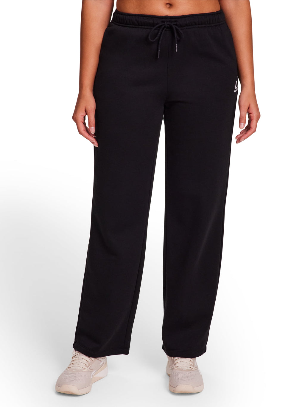 Reebok Women's and Women's Plus Sport Core Crewneck and Straight Leg Pant 2-Piece Set, Sizes XS-4X