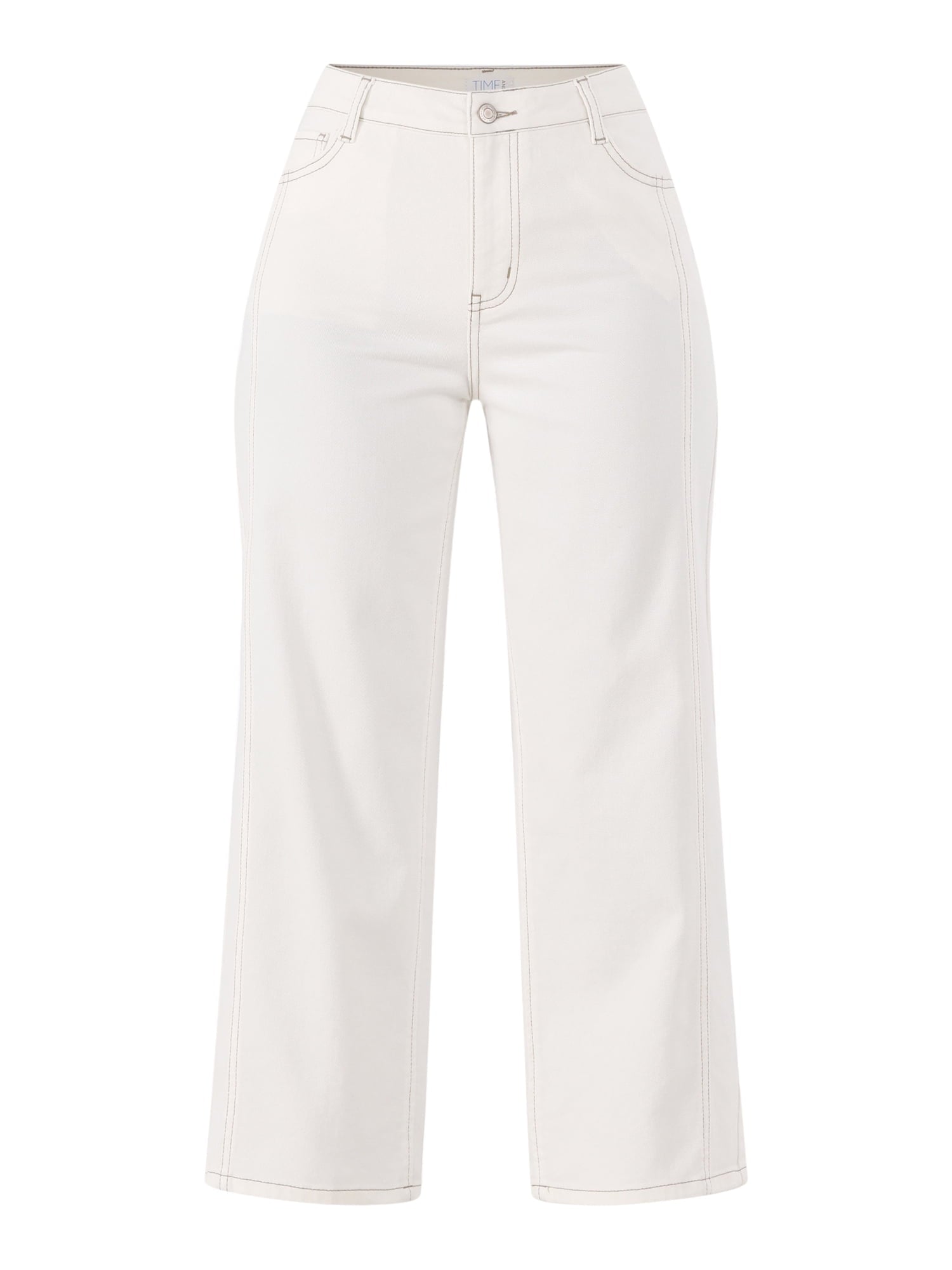 Time and Tru Women's Cropped Wide Leg Jeans, 26" Inseam, Sizes 2-20