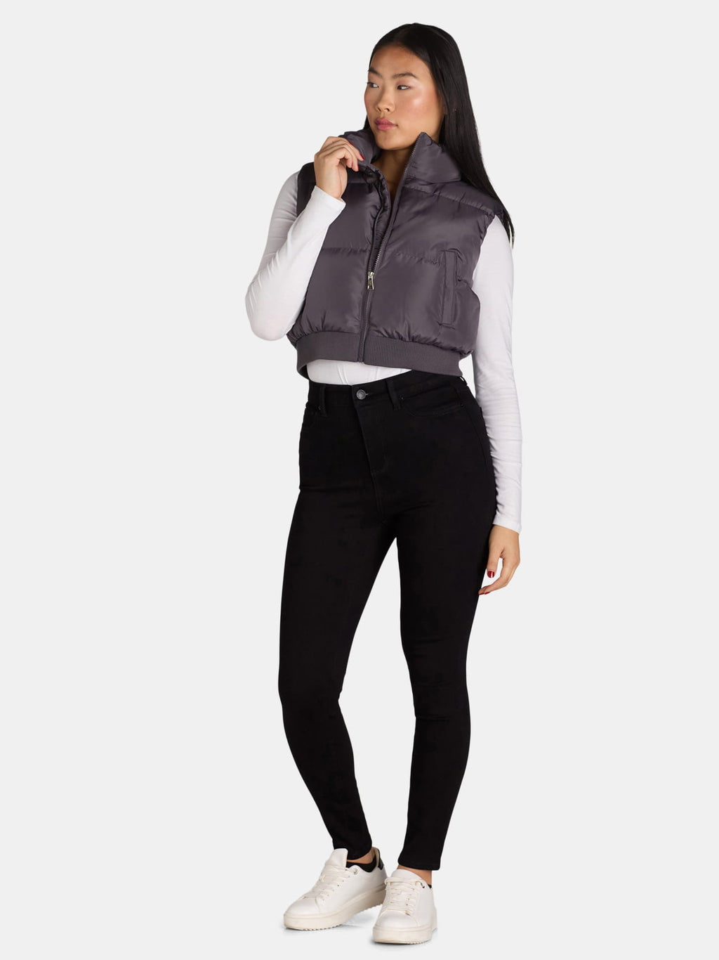 Time and Tru Women's High Rise Skinny Jeans, 27", 29” Inseams, Sizes 2-22