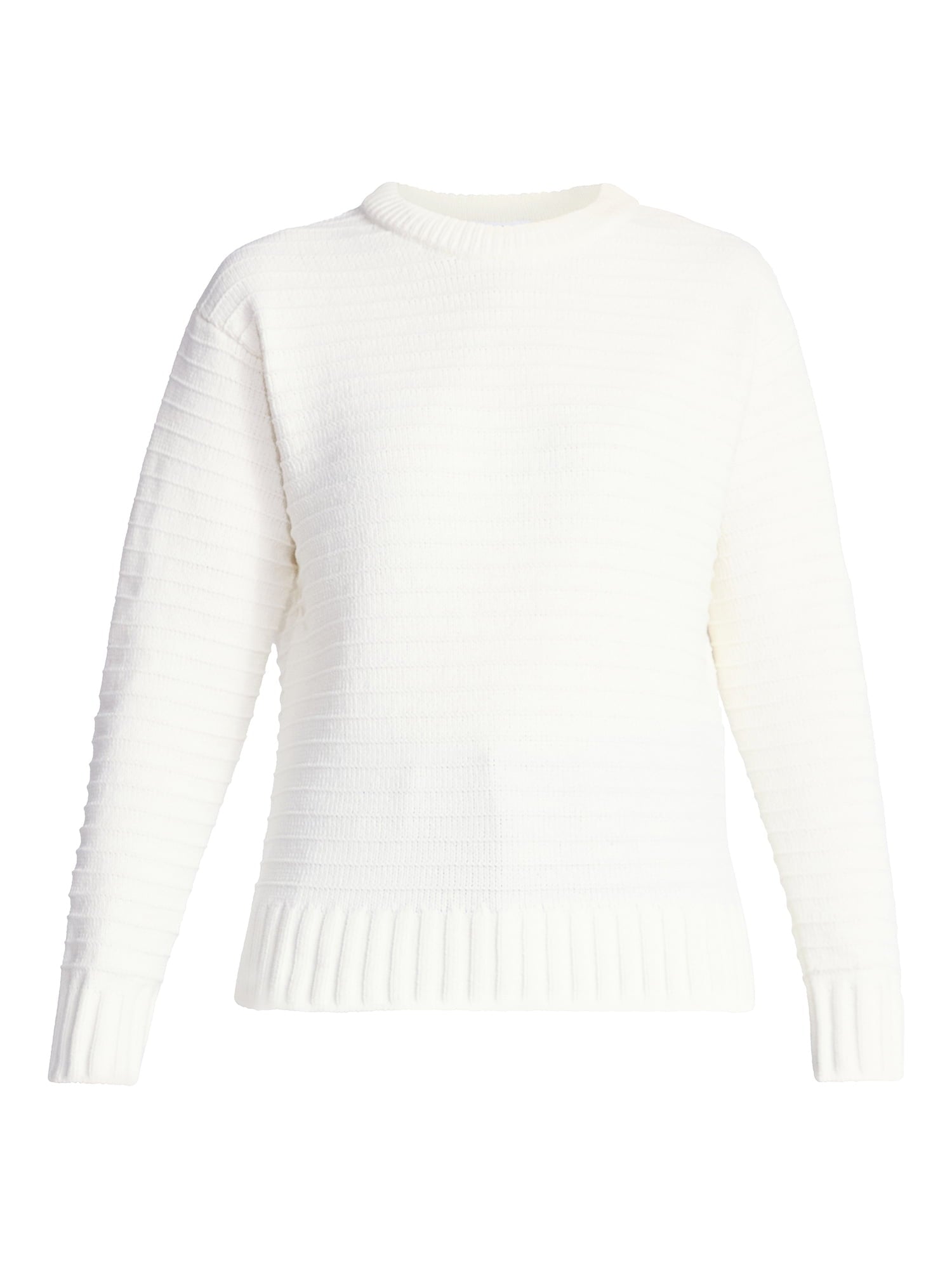 Time and Tru Women's Pullover Chenille Top with Long Sleeves, Sizes XS-XXXL