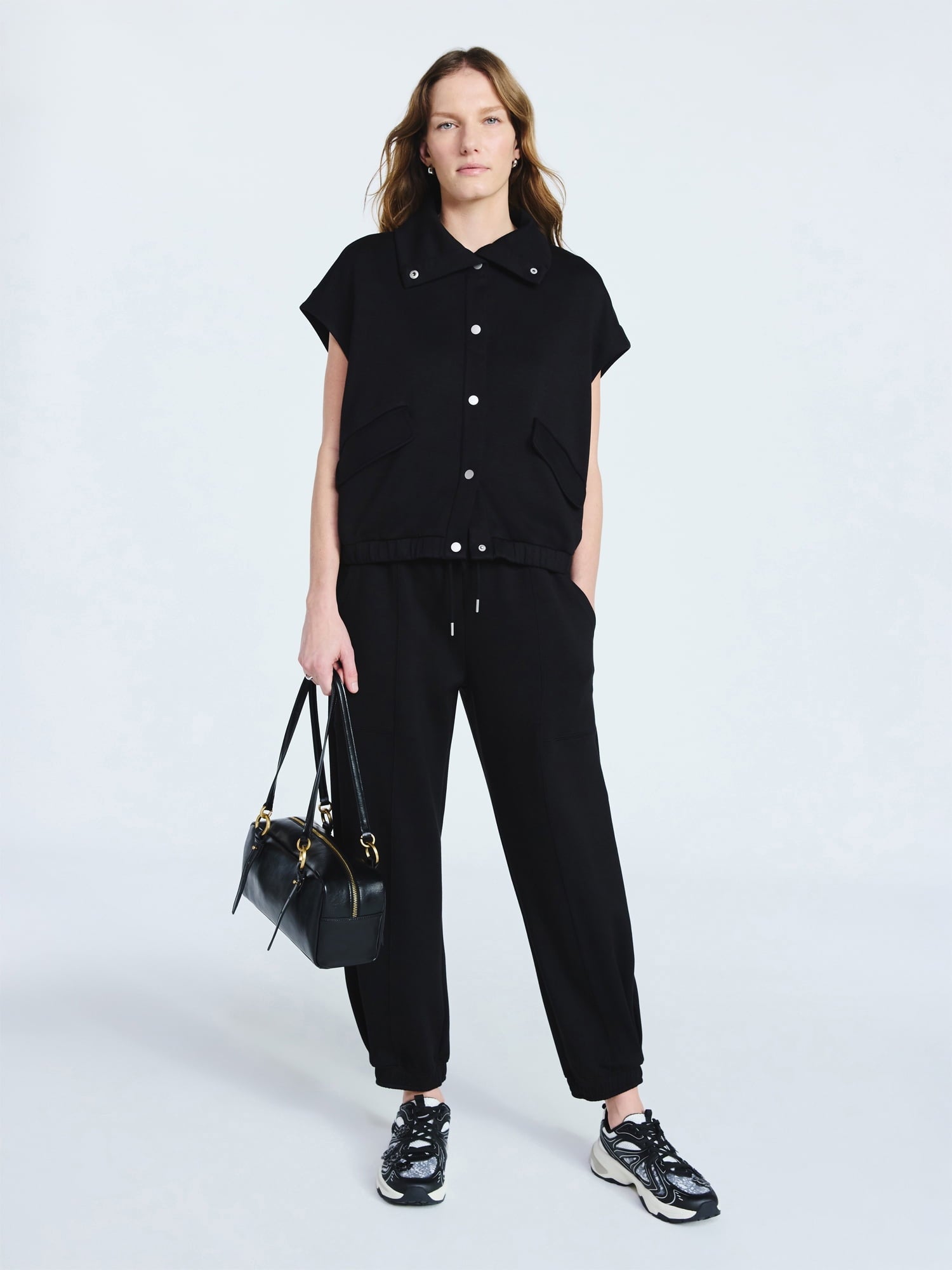 Scoop Women's and Women's Plus New Scubaknit Barrel Pants, Sizes XS-4X