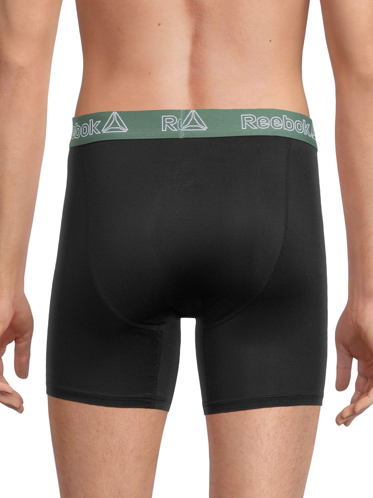 Reebok Men’s Underwear Featherweight Performance Boxer Briefs, Underpants, 6-pack