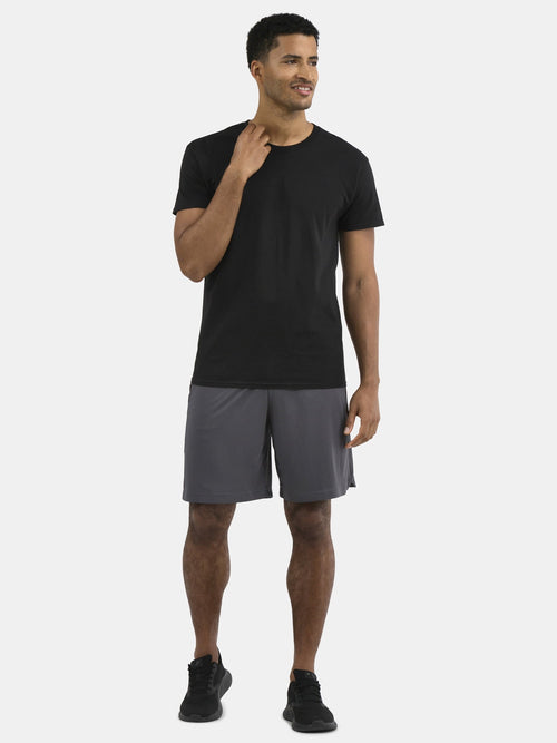 Athletic Works Men's and Big Men's Cotton Active Tee, 4-Pack, Sizes XS-5XL