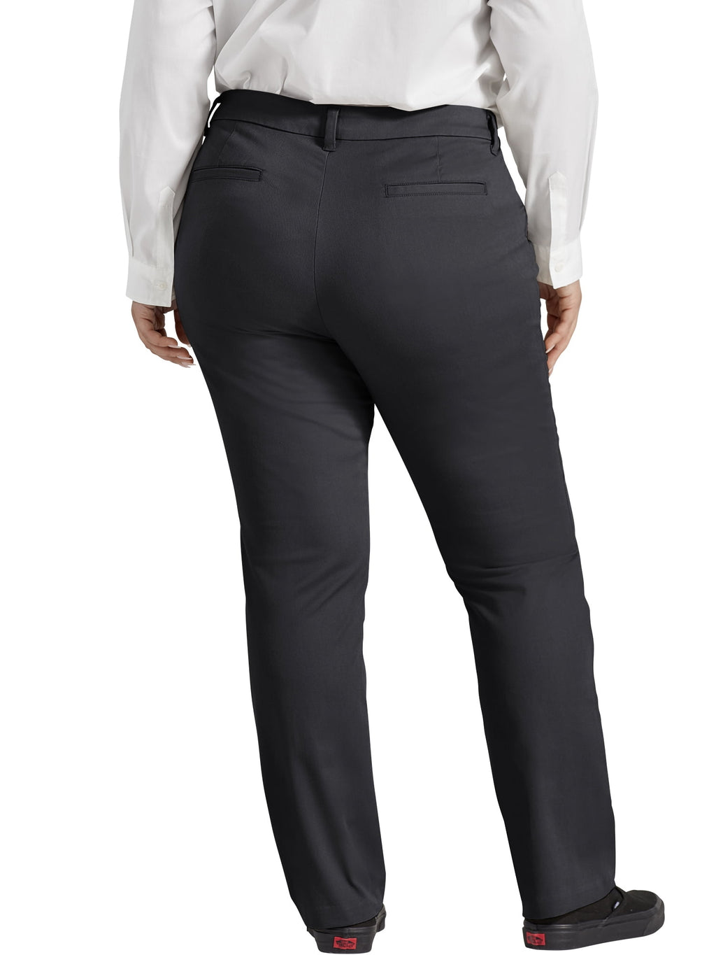 Genuine Dickies Women's Curvy Stretch Twill Straight Leg Service Pant