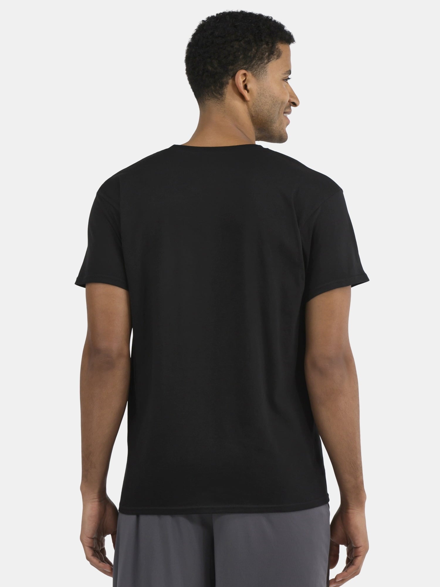 Athletic Works Men's and Big Men's Cotton Active Tee, 4-Pack, Sizes XS-5XL