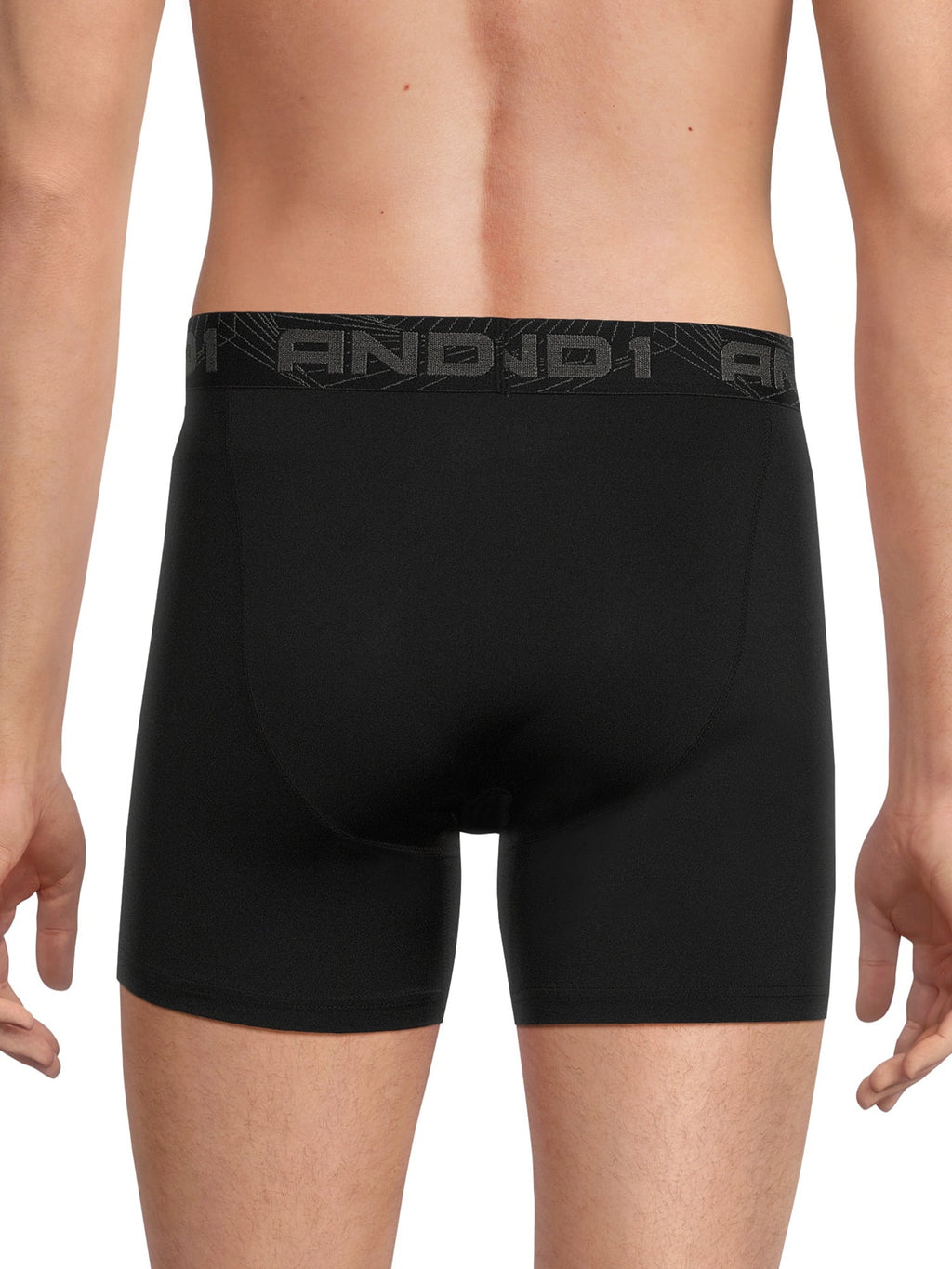 AND1 Men's Underwear Pro Platinum Boxer Briefs, 6 Pack, 6"