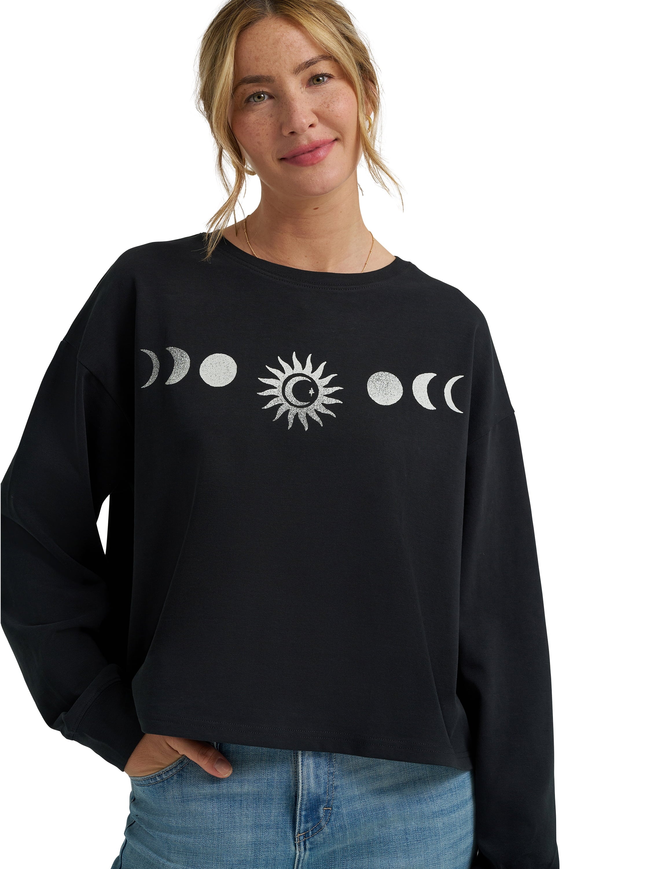 Lee® Women's Relaxed Crew Sweatshirt, Sizes XS-XXL