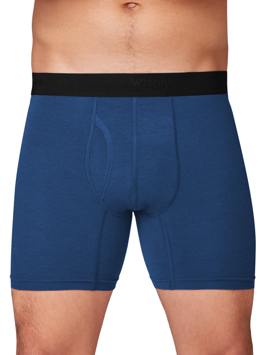 Wrangler Men's Active Stretch Boxer Brief Set, Underwear for Men, L, 6 Pack