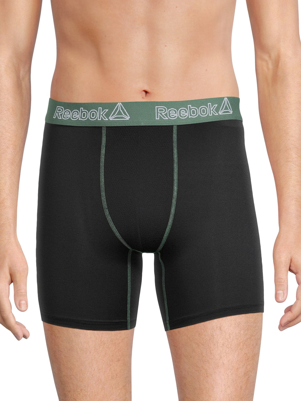 Reebok Men’s Underwear Featherweight Performance Boxer Briefs, Underpants, 6-pack