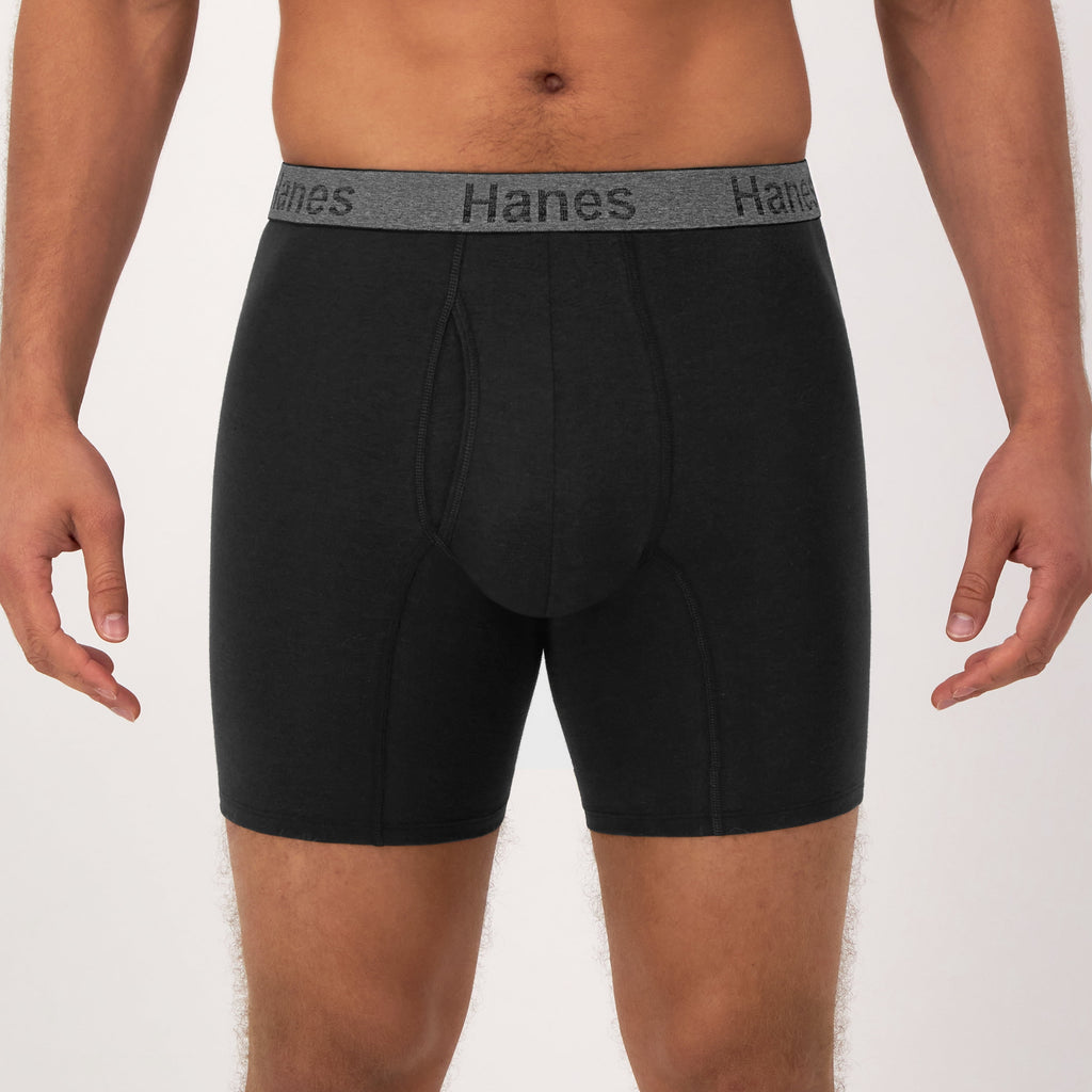 Underwear Boxer Briefs or Long-Leg Boxer Briefs Pack, 3 Pack, Cotton Stretch