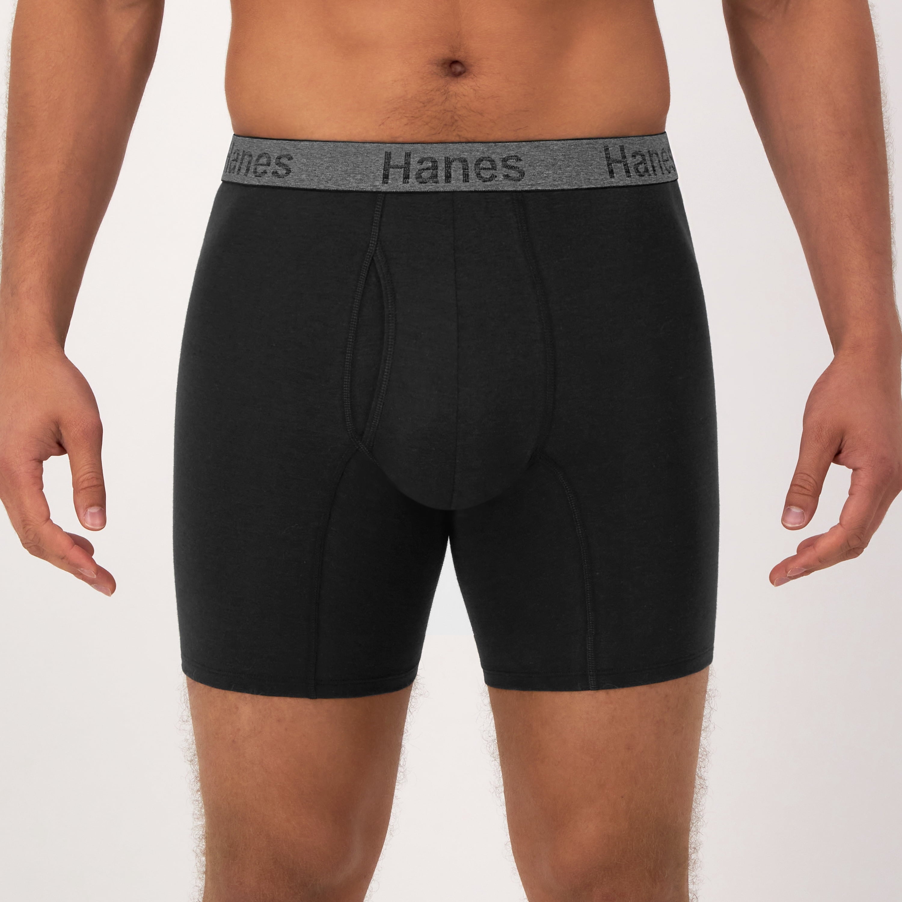 Underwear Boxer Briefs or Long-Leg Boxer Briefs Pack, 3 Pack, Cotton Stretch